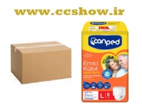 پوشک بزرگسال کن پد(جانپد)شورتی لارج کارتنیcanped